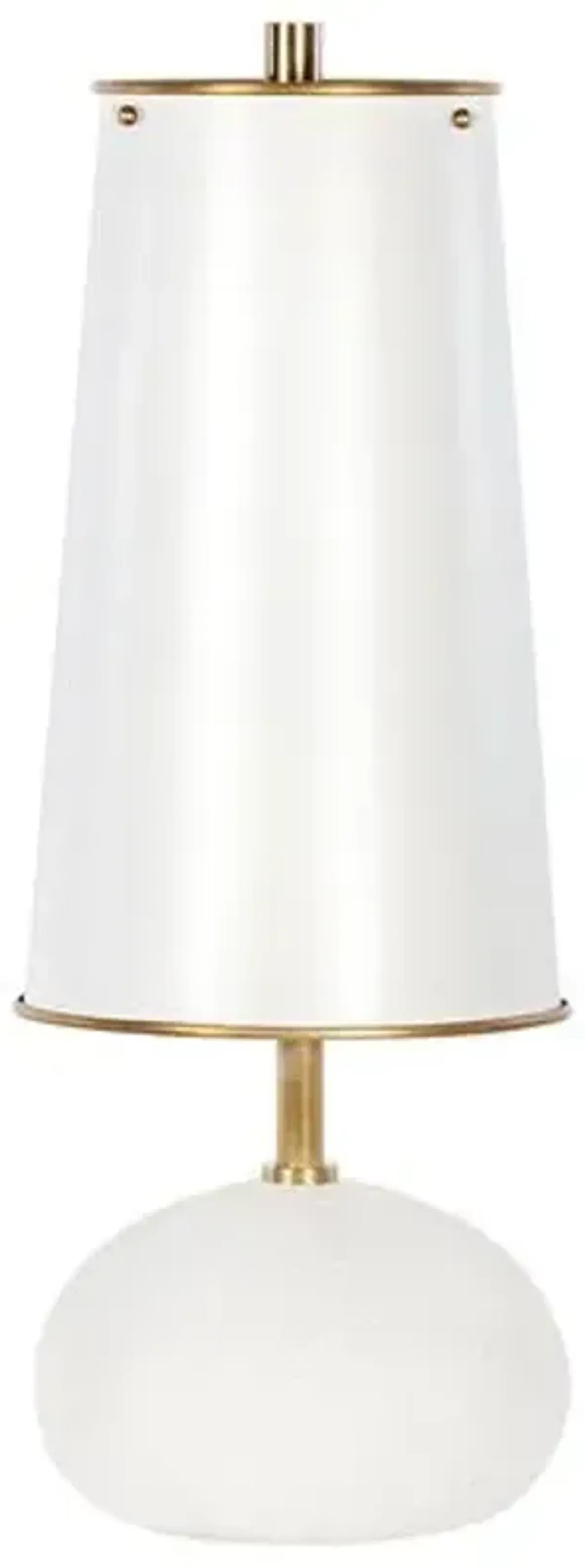 Southern Living Hattie Concrete Mini Table Lamp - Regina Andrew - White