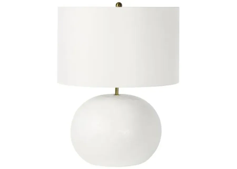 Southern Living Blanche Concrete Table Lamp - White - Regina Andrew