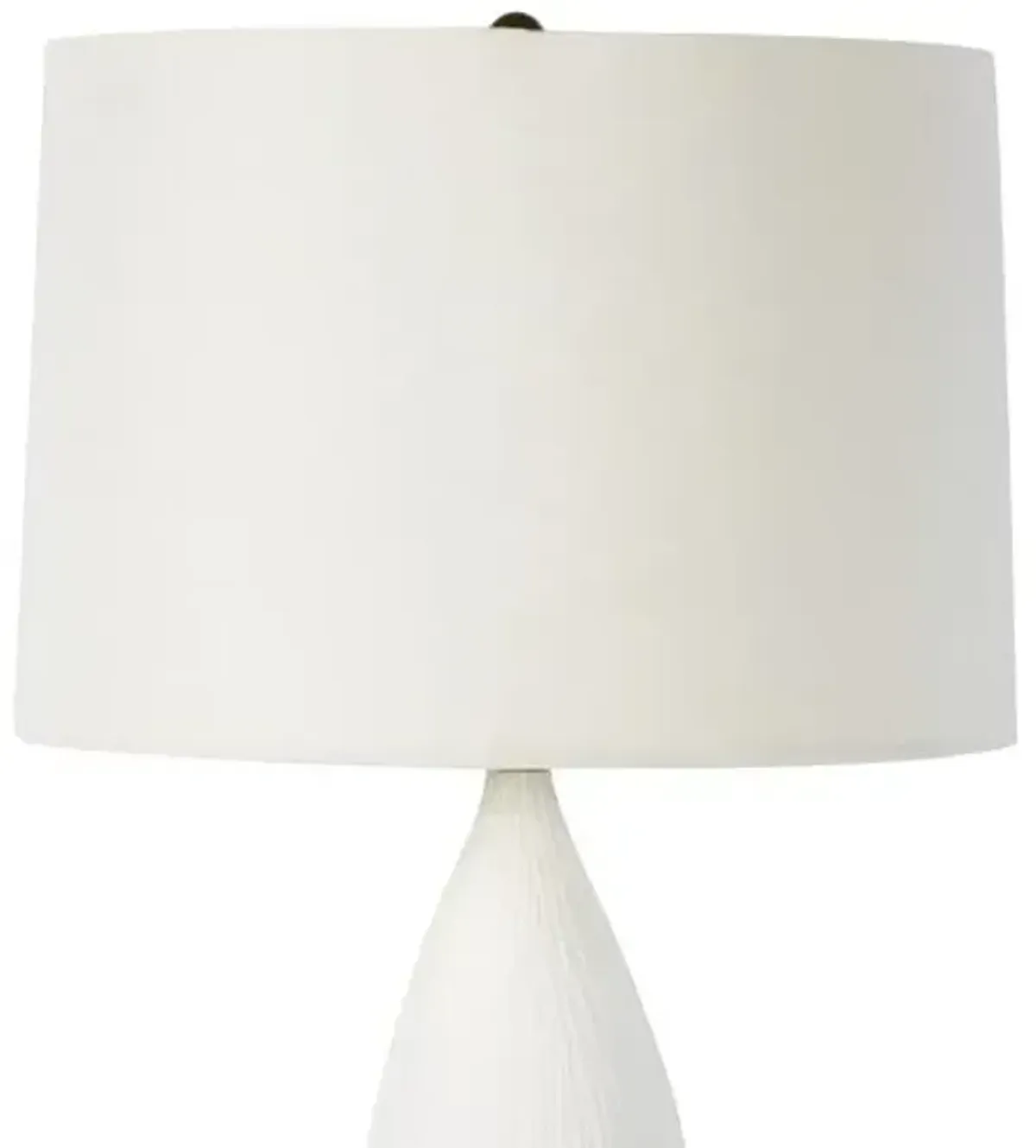 Hayden Ceramic Table Lamp - White - Regina Andrew