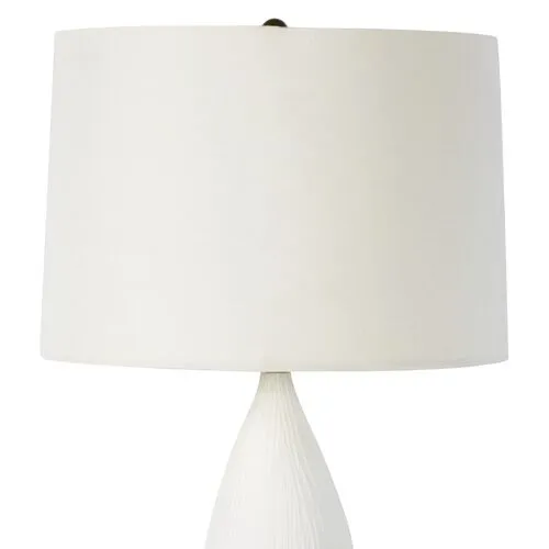 Coastal Living Hayden Ceramic Table Lamp - White - Regina Andrew