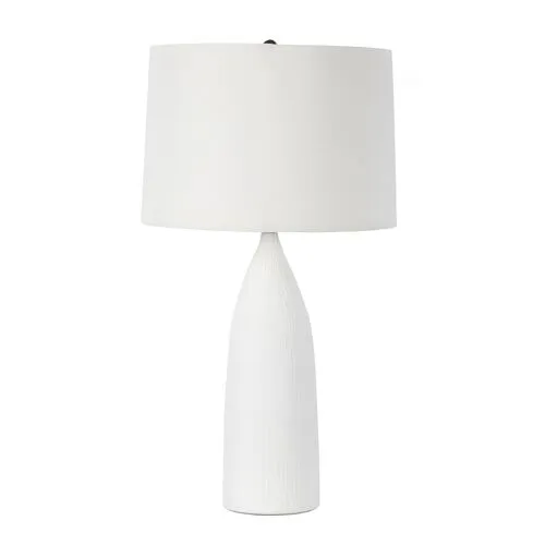 Coastal Living Hayden Ceramic Table Lamp - White - Regina Andrew