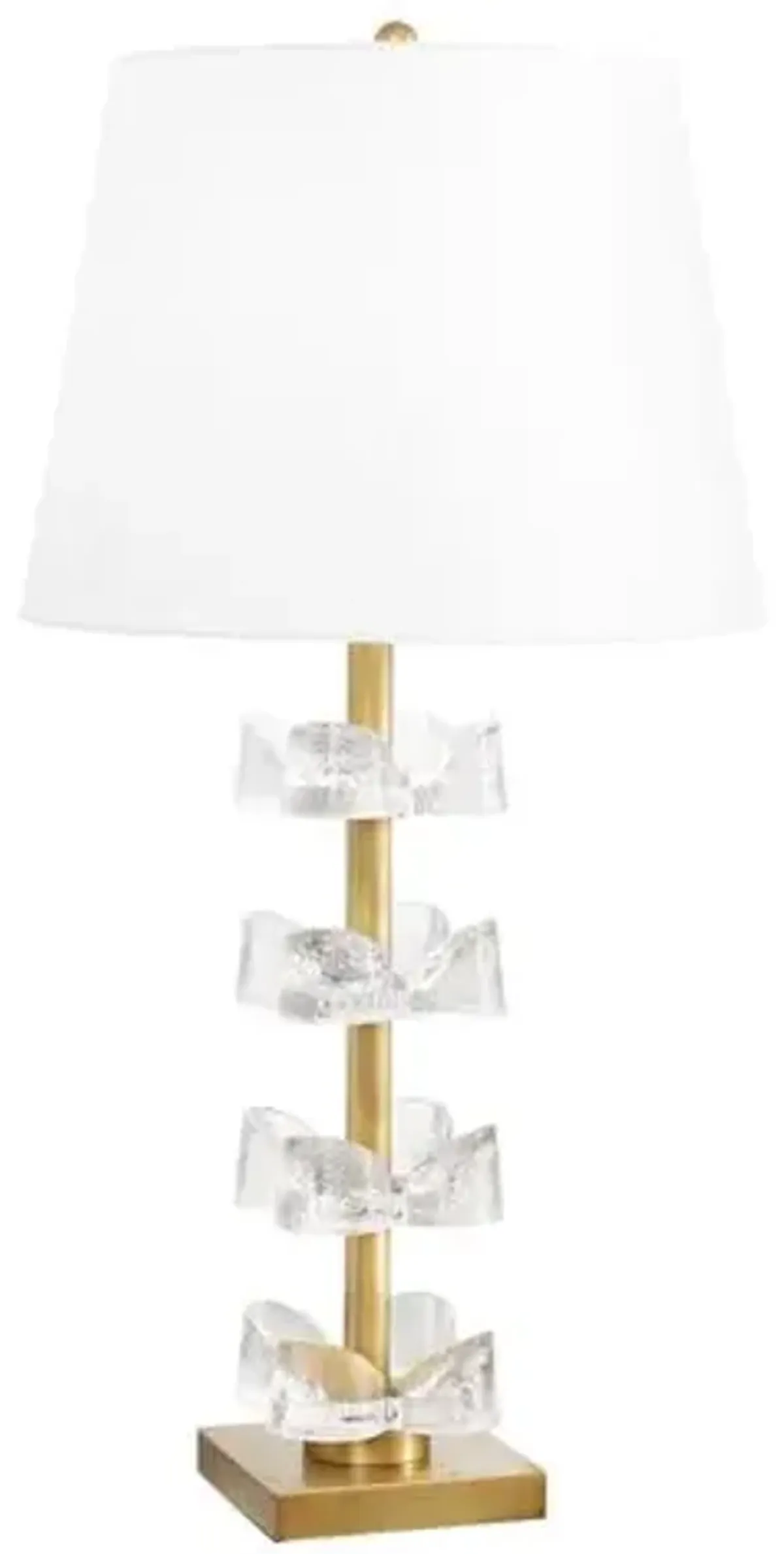 Southern Living Bella Table Lamp - Natural Brass/Glass - Regina Andrew - Gold