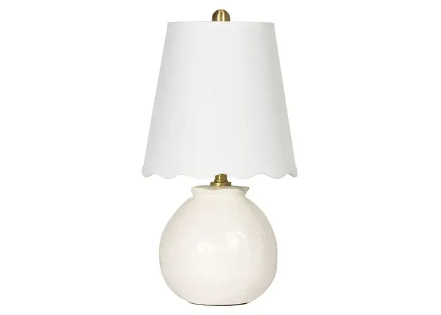 Amoria Mini Table Lamp - White - Regina Andrew