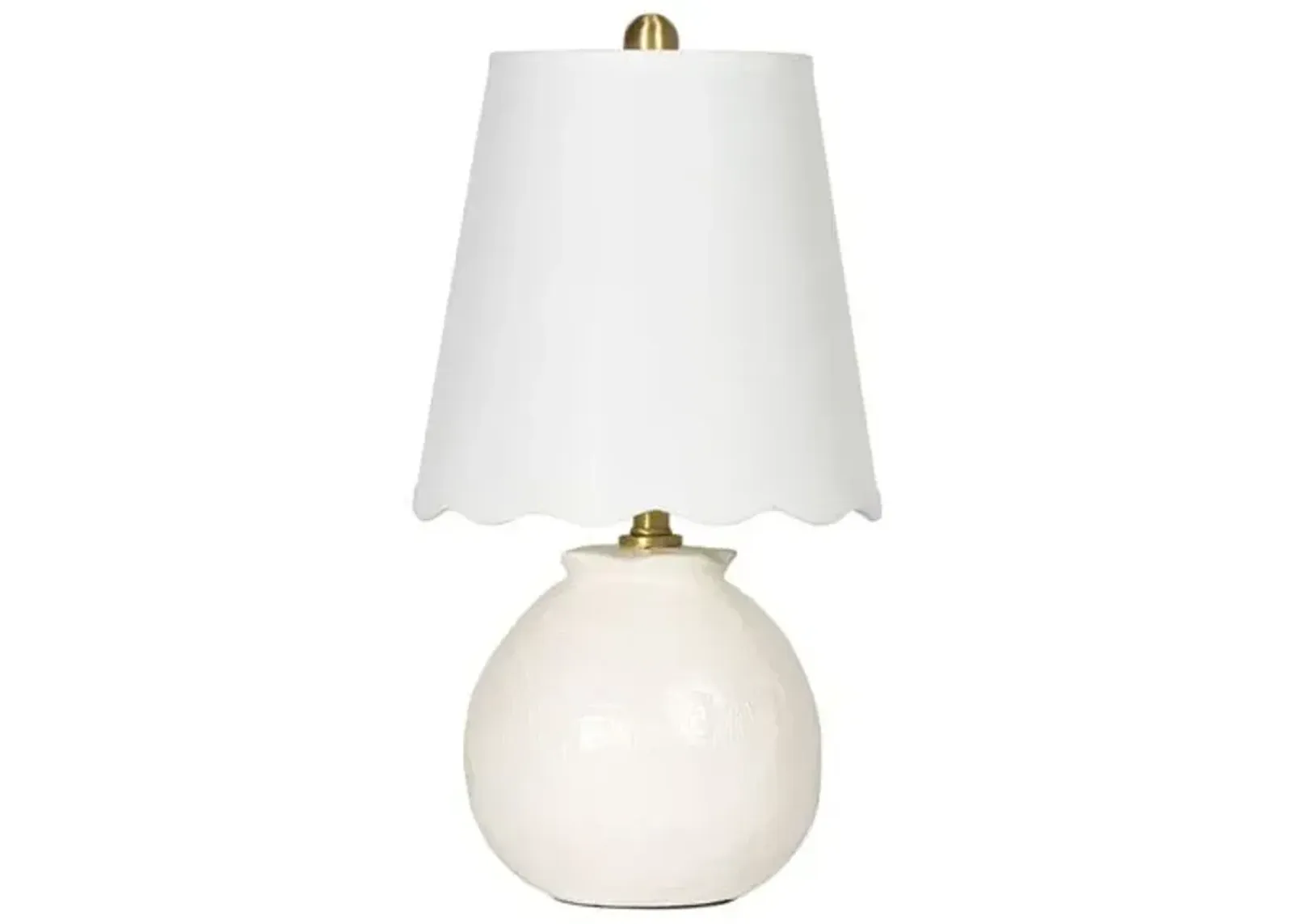 Amoria Mini Table Lamp - White - Regina Andrew