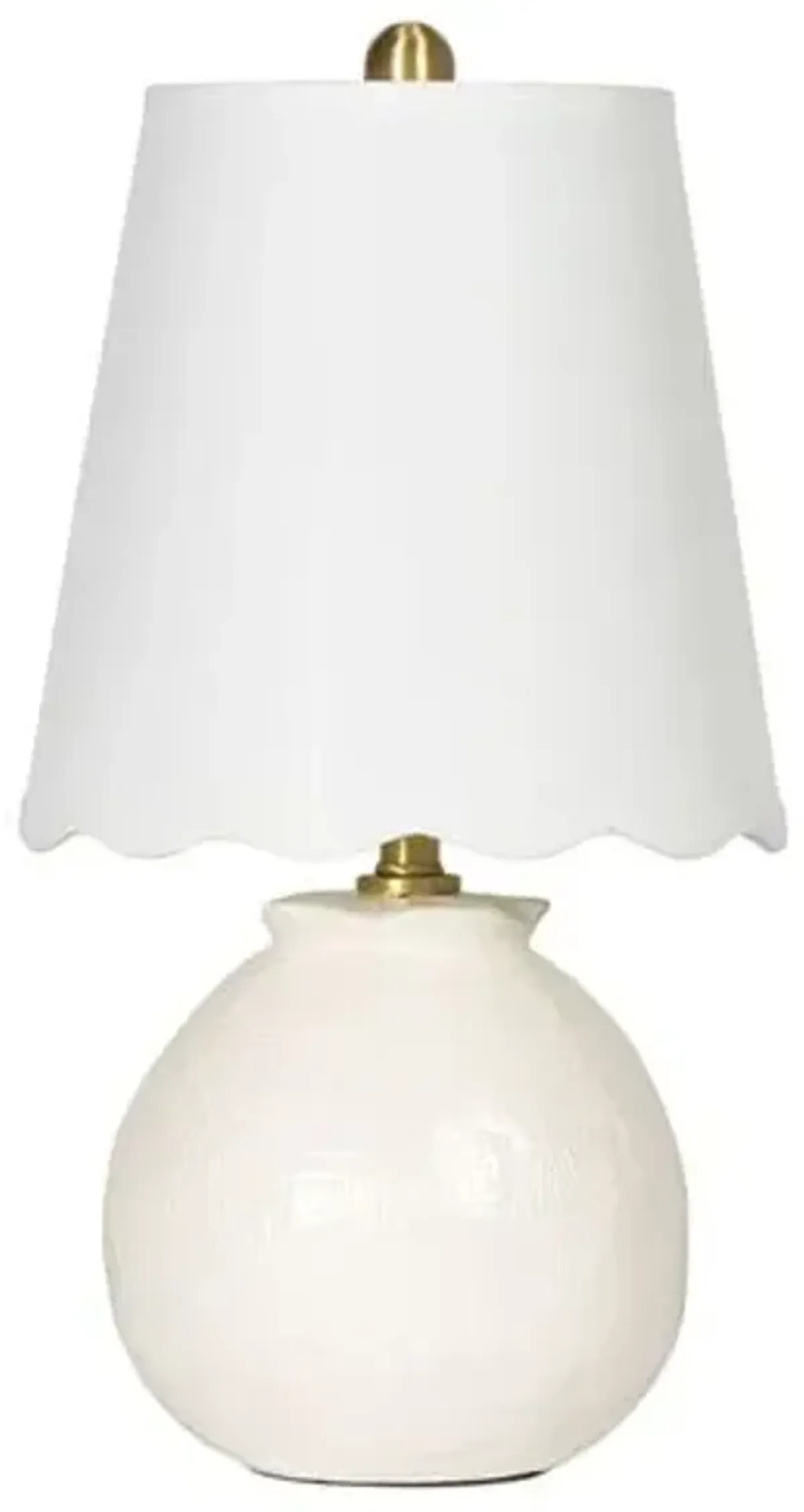 Amoria Mini Table Lamp - White - Regina Andrew