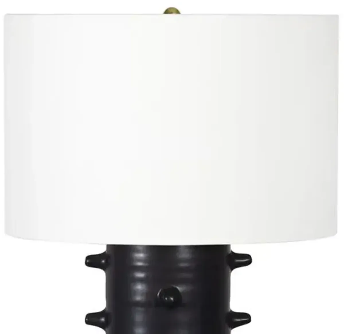 Spruce Ceramic Table Lamp - Black - Regina Andrew