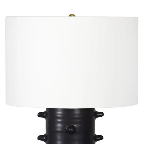 Spruce Ceramic Table Lamp - Black - Regina Andrew