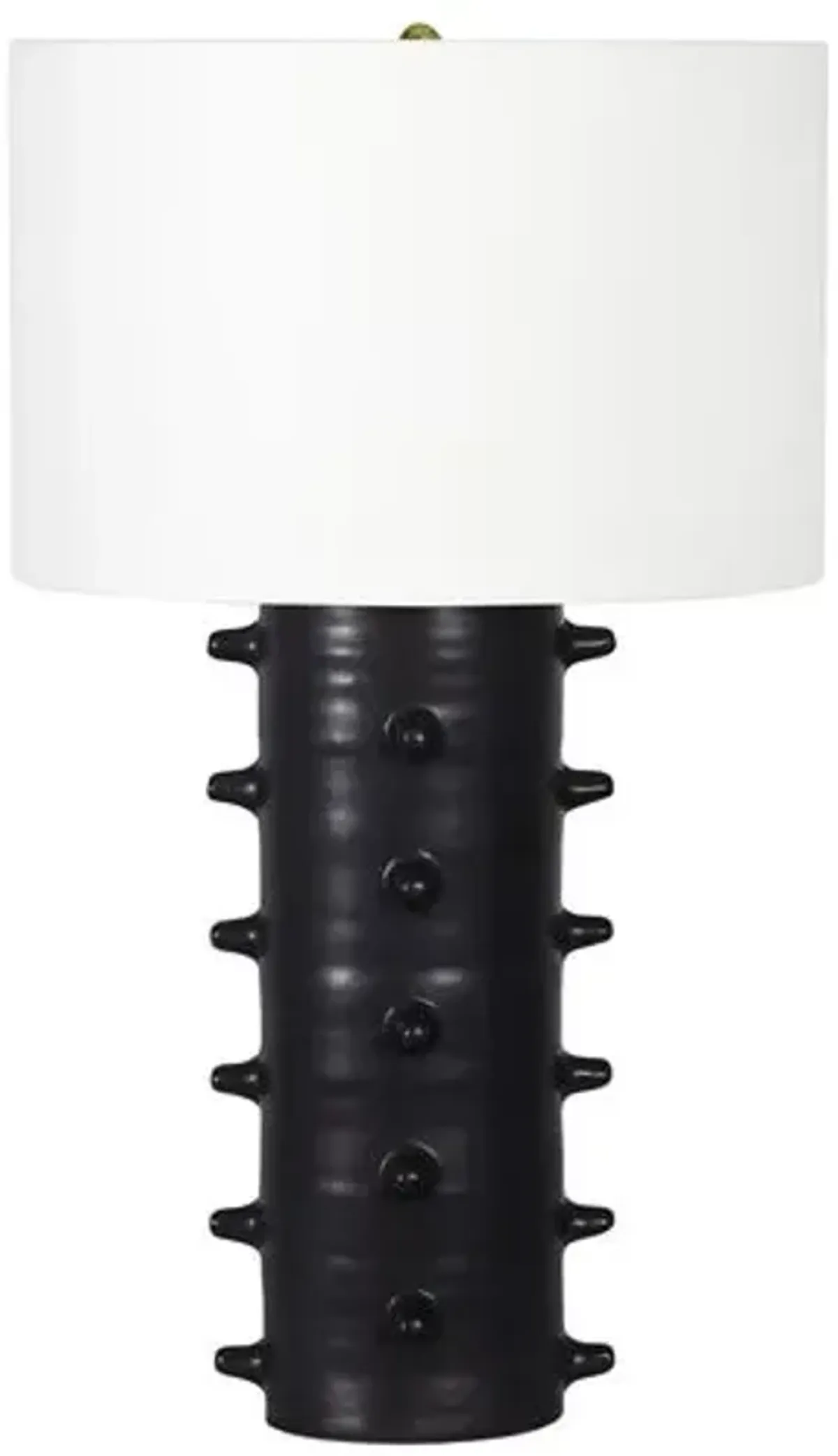 Spruce Ceramic Table Lamp - Black - Regina Andrew