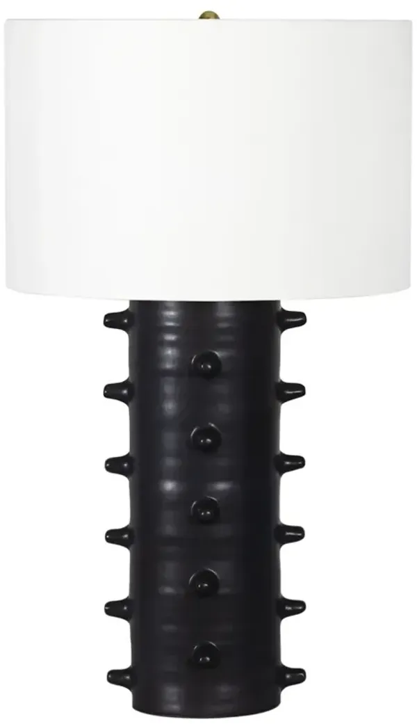 Spruce Ceramic Table Lamp - Black - Regina Andrew