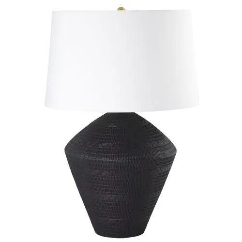 Soren Ceramic Table Lamp - Regina Andrew - Black