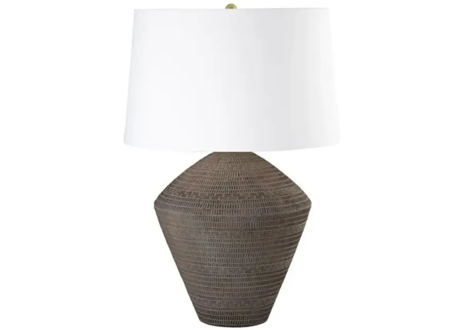 Soren Ceramic Table Lamp - Regina Andrew - Brown