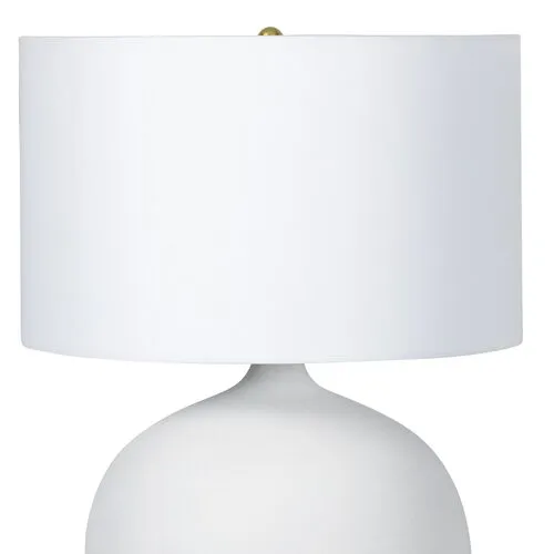 Coastal Living Arlo Ceramic Table Lamp - White - Regina Andrew