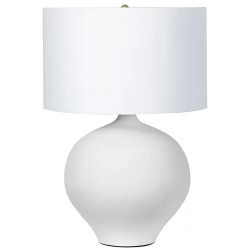 Coastal Living Arlo Ceramic Table Lamp - White - Regina Andrew