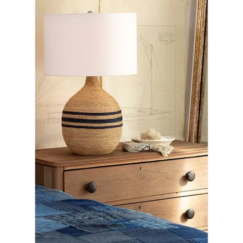 Maren Rope Table Lamp - Natural - Regina Andrew - Beige