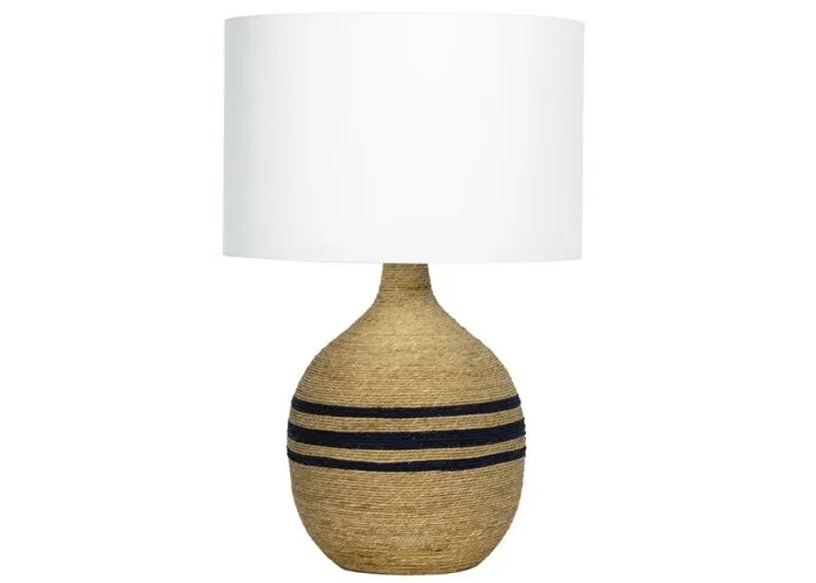 Maren Rope Table Lamp - Natural - Regina Andrew - Beige