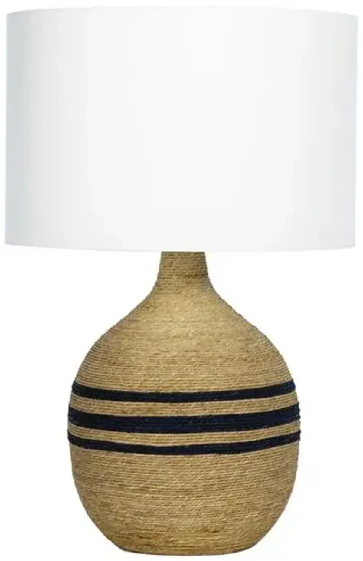 Maren Rope Table Lamp - Natural - Regina Andrew - Beige