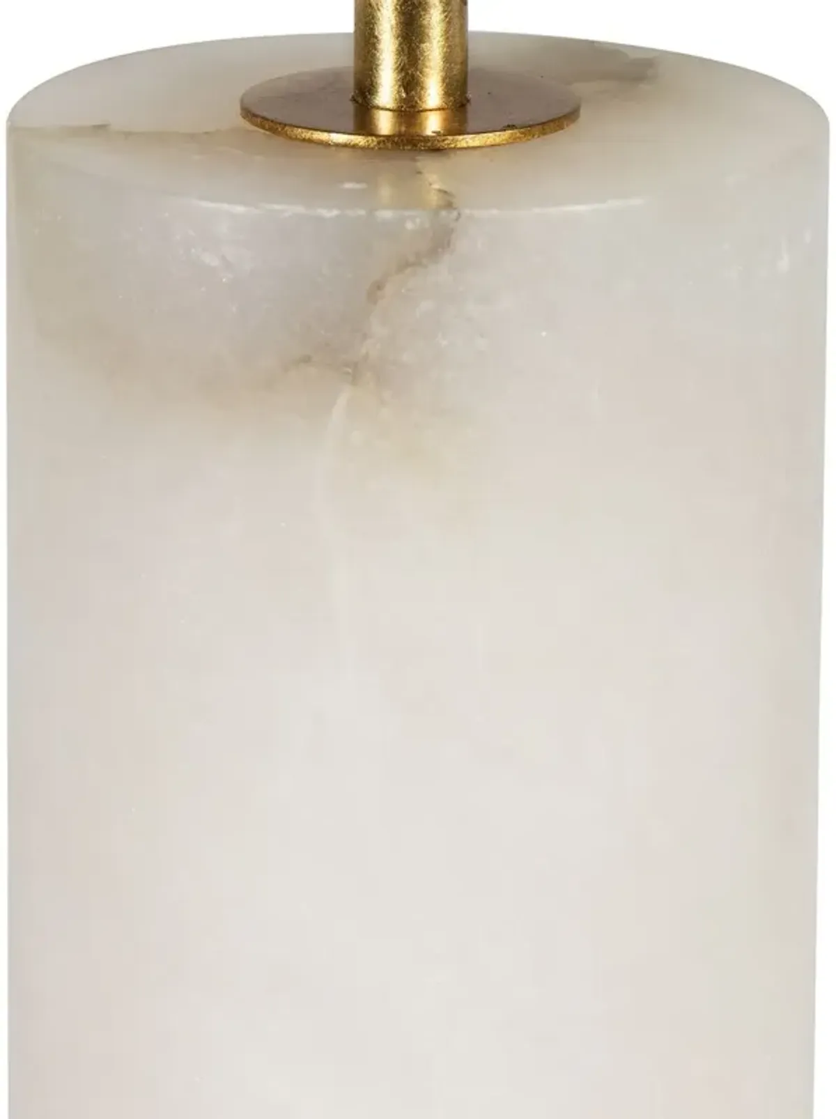 Sacha Alabaster Table Lamp - Neutral - Regina Andrew - White
