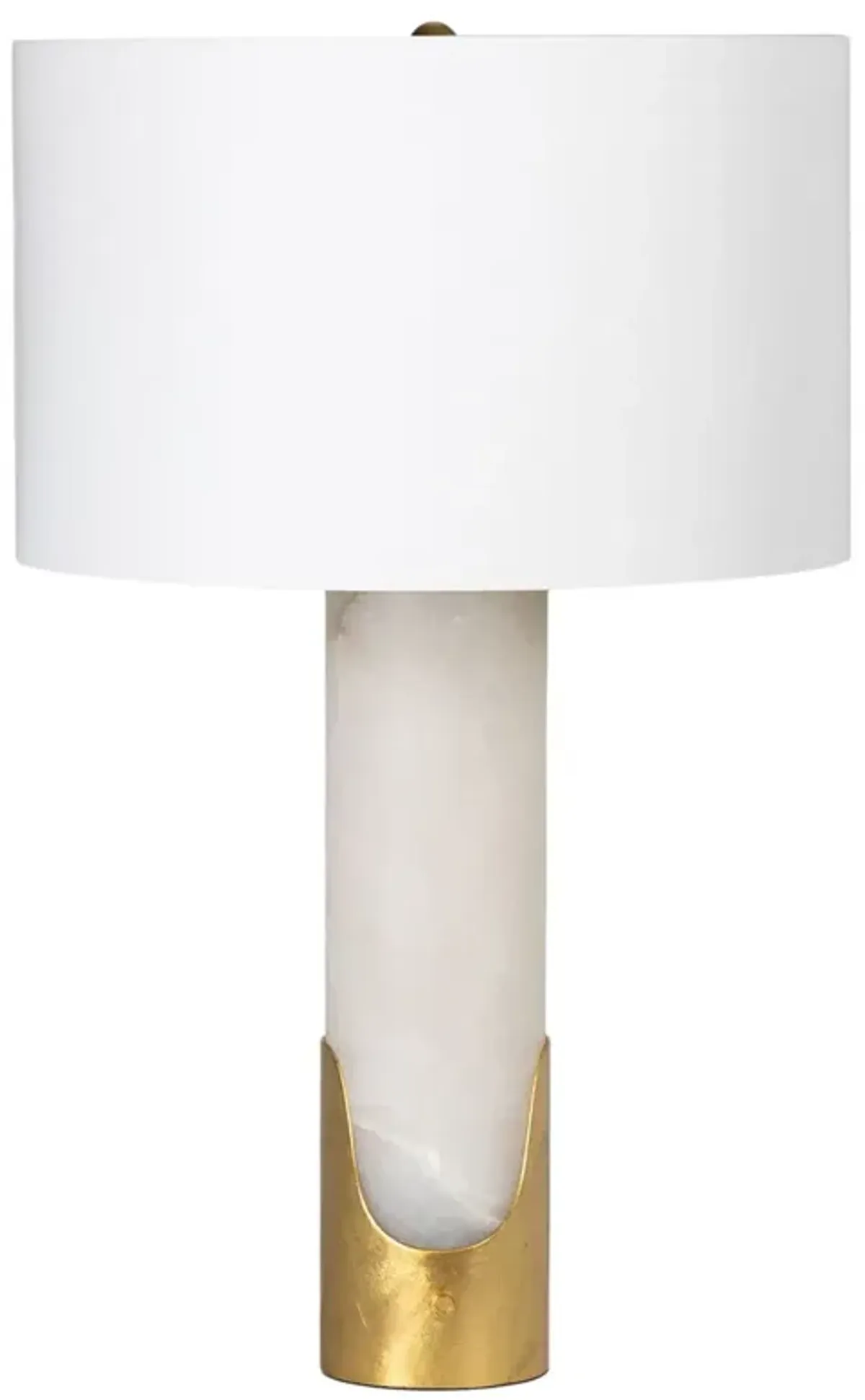 Sacha Alabaster Table Lamp - Neutral - Regina Andrew - White
