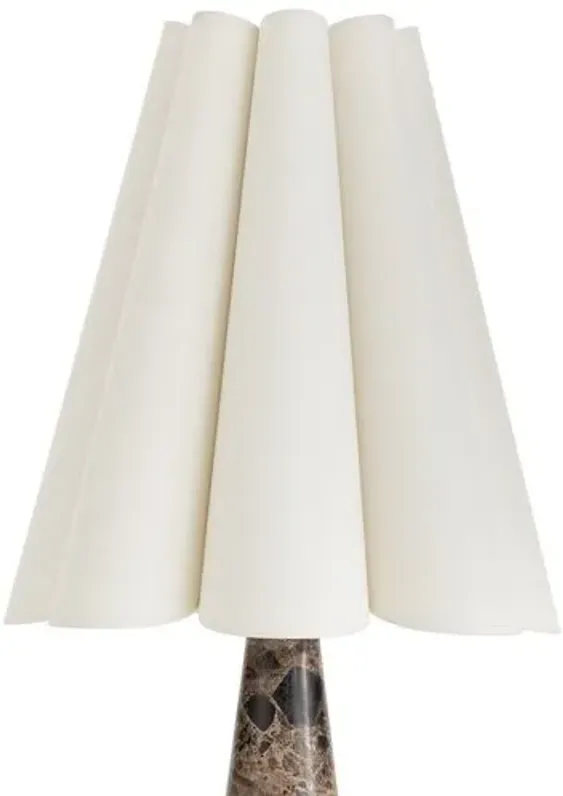 Segal Marble Mini Table Lamp - Regina Andrew - Brown