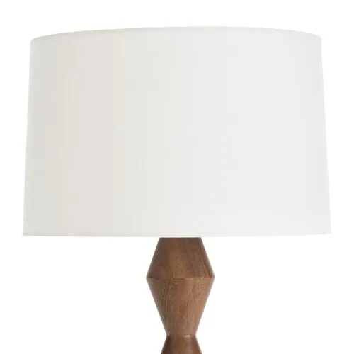 Crew Walnut Buffet Lamp - Regina Andrew - Brown