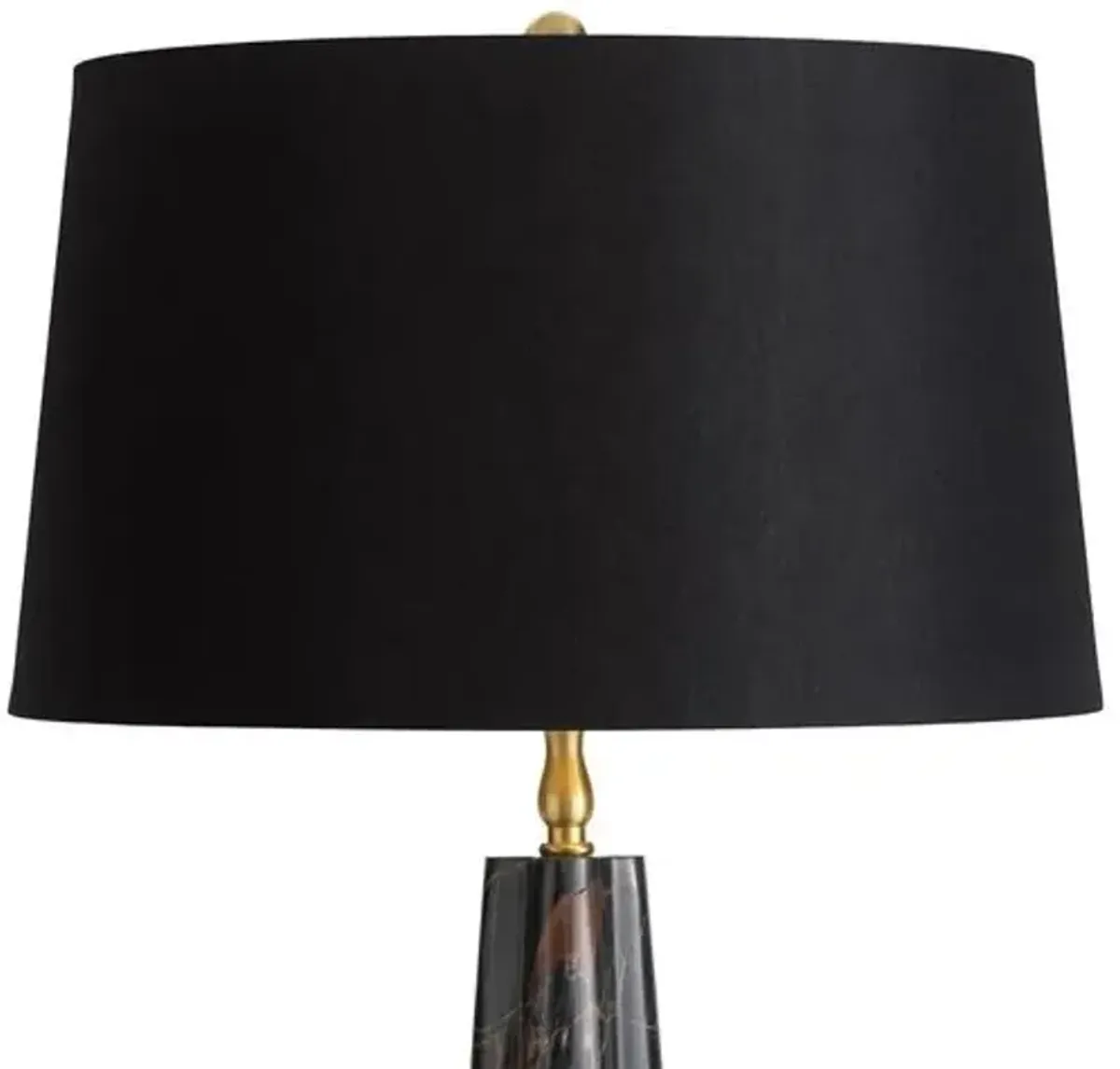 Roman Marble Table Lamp - Regina Andrew - Black