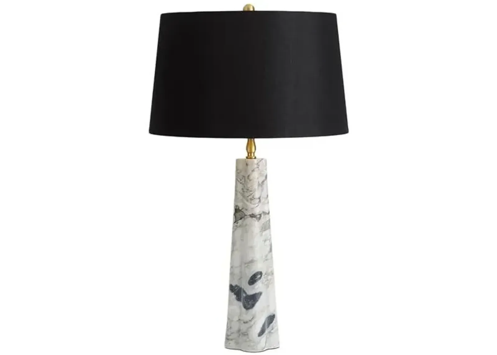 Roman Marble Table Lamp - Regina Andrew - White