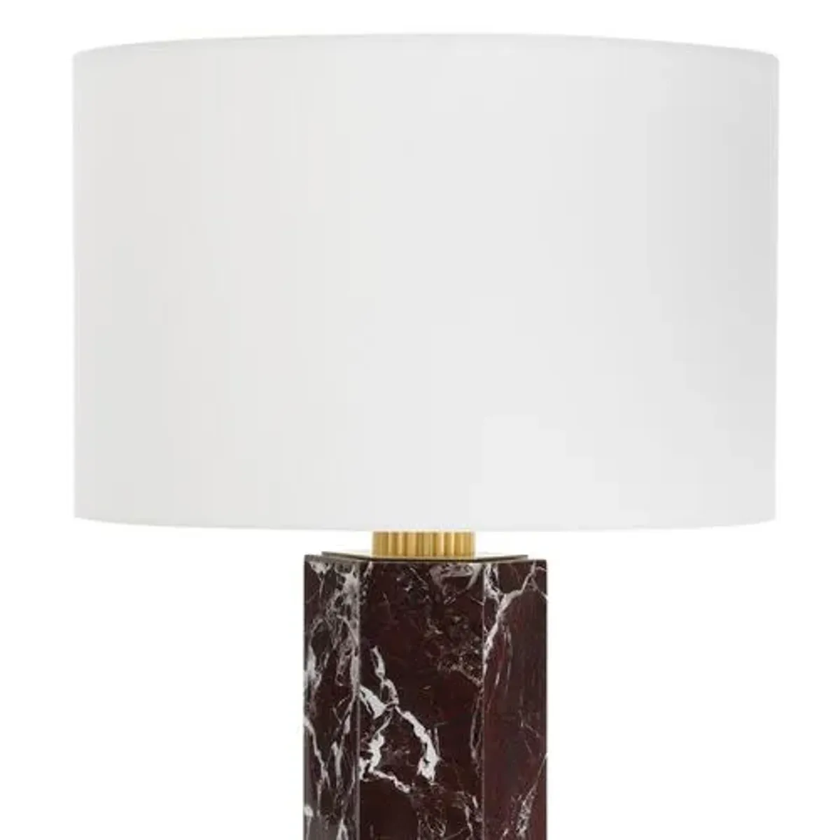 Nico Marble Table Lamp - Brown - Regina Andrew