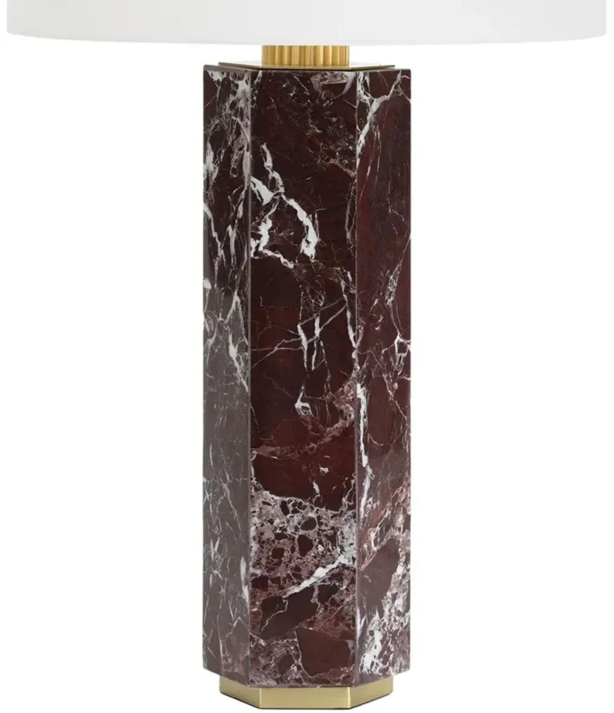 Nico Marble Table Lamp - Brown - Regina Andrew