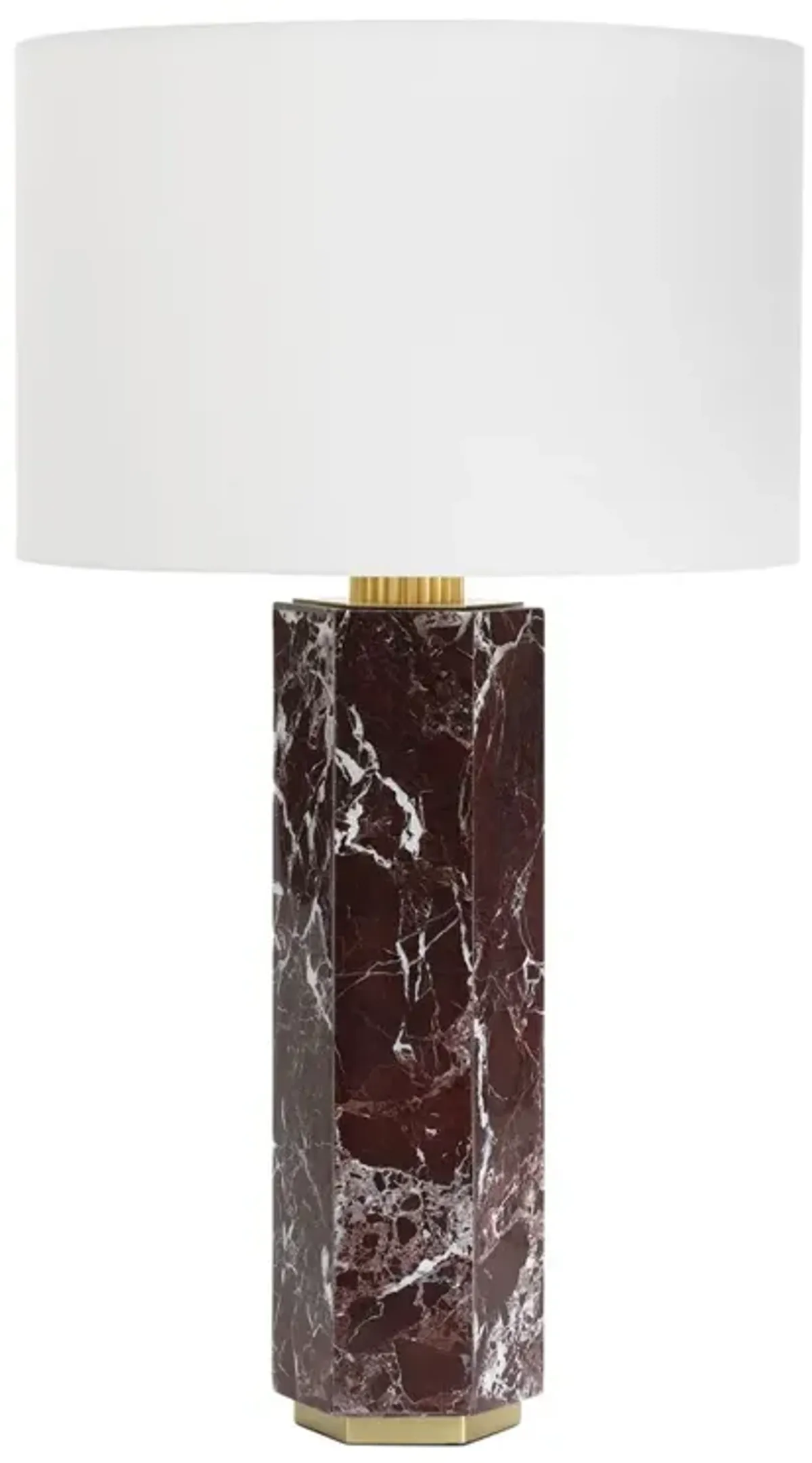 Nico Marble Table Lamp - Brown - Regina Andrew
