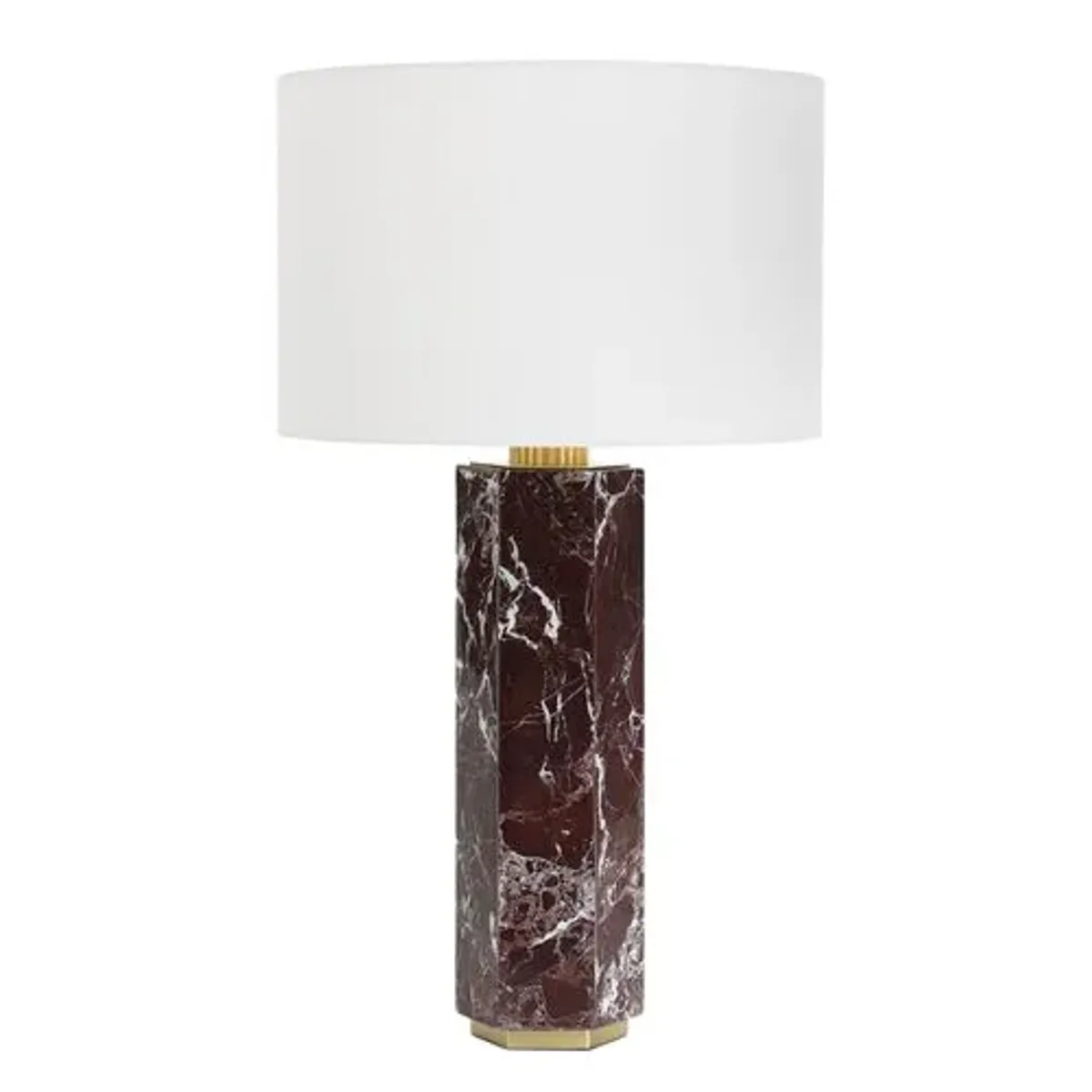 Nico Marble Table Lamp - Brown - Regina Andrew