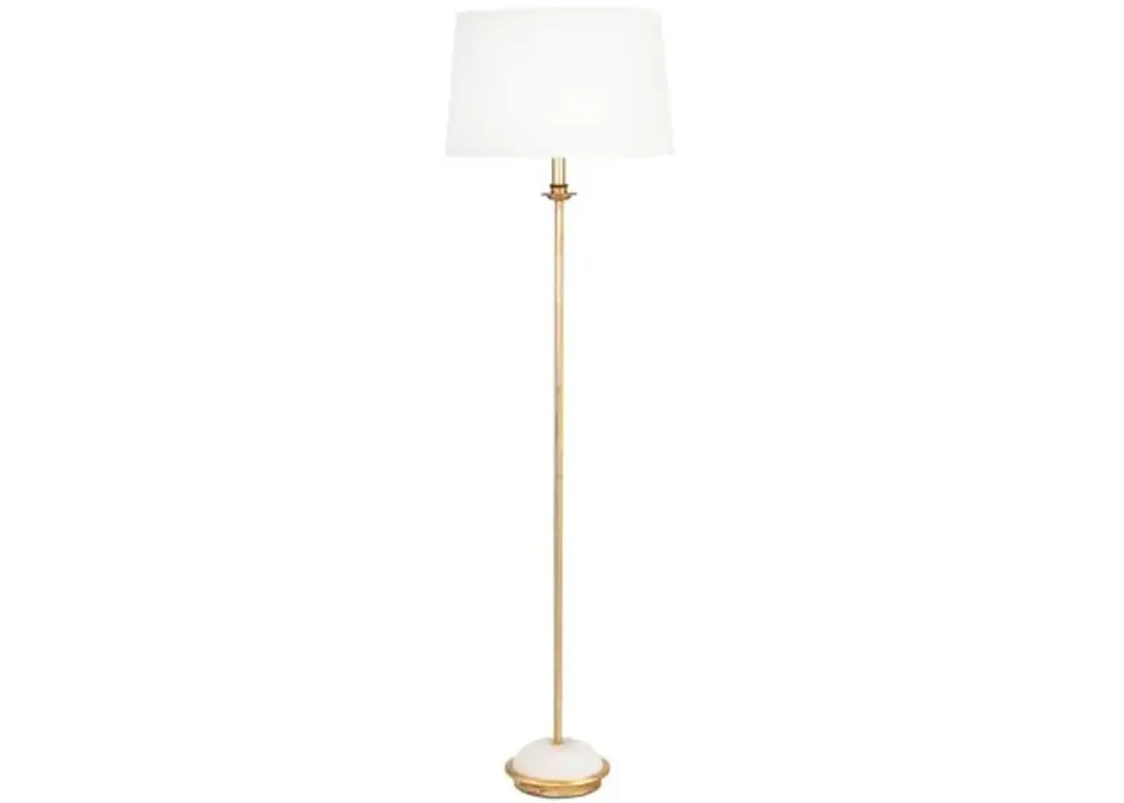 Southern Living Fisher Floor Lamp - Gold - Regina Andrew