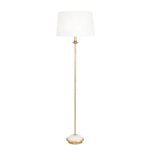 Southern Living Fisher Floor Lamp - Gold - Regina Andrew