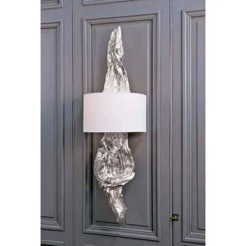 Driftwood Wall Sconce - Regina Andrew - Silver