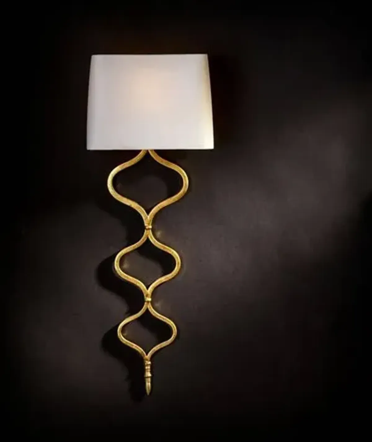 Sinuous Wall Sconce - Gold Leaf - Regina Andrew