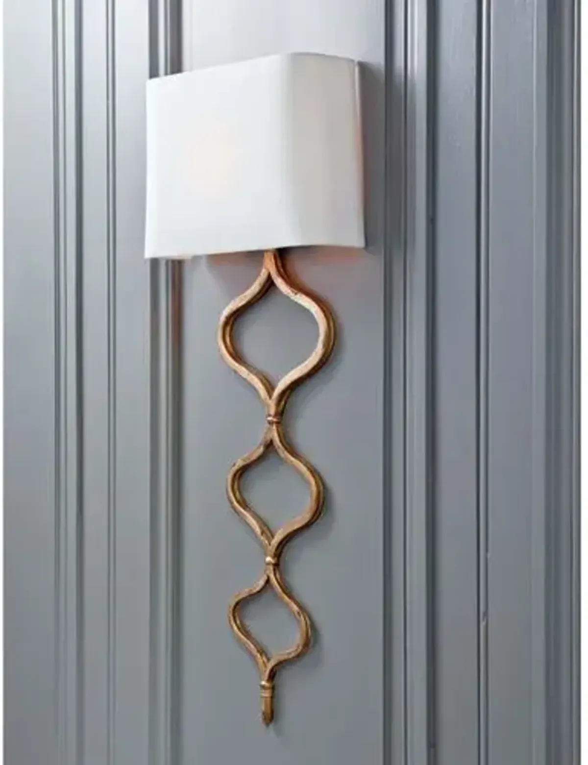 Sinuous Wall Sconce - Gold Leaf - Regina Andrew