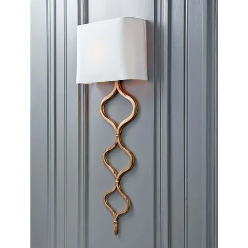 Sinuous Wall Sconce - Gold Leaf - Regina Andrew