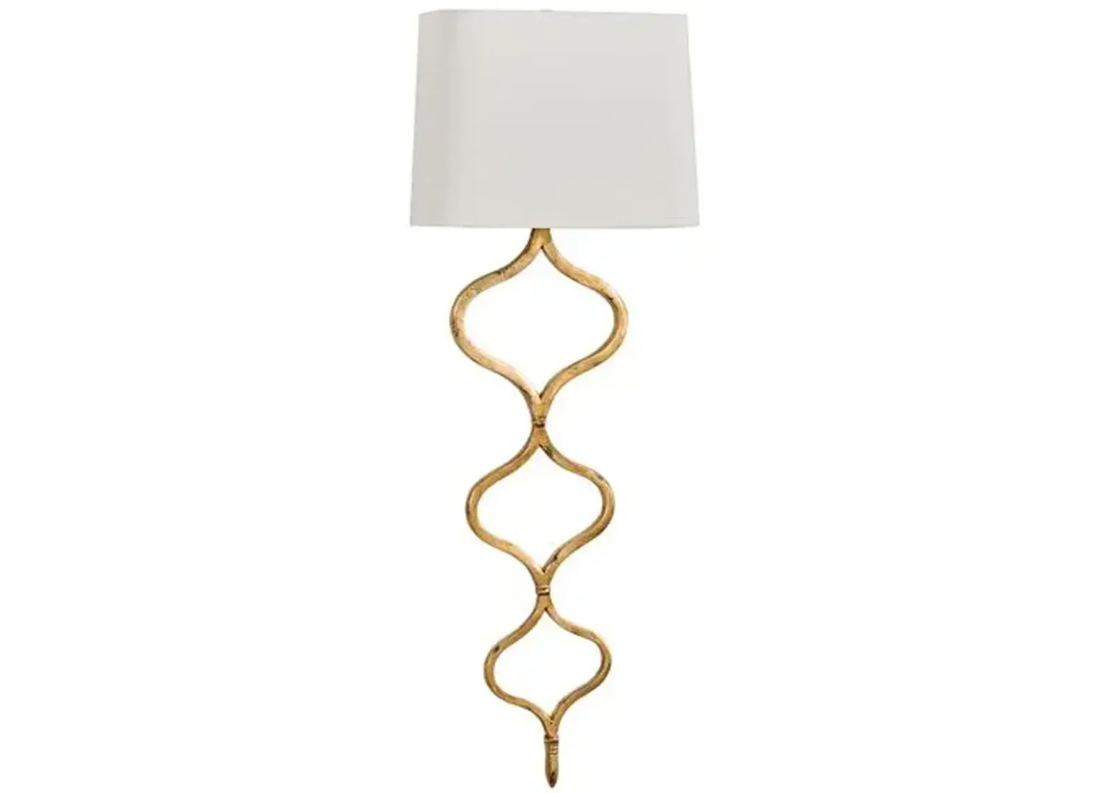 Sinuous Wall Sconce - Gold Leaf - Regina Andrew