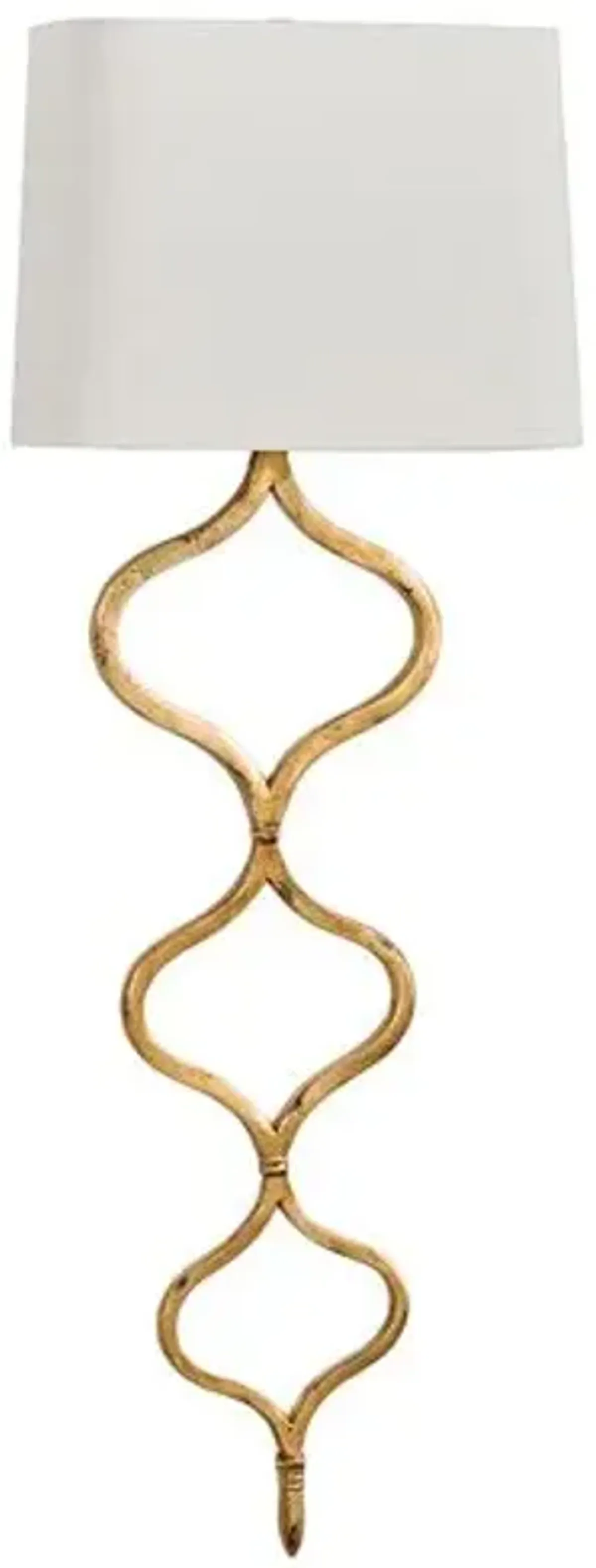 Sinuous Wall Sconce - Gold Leaf - Regina Andrew