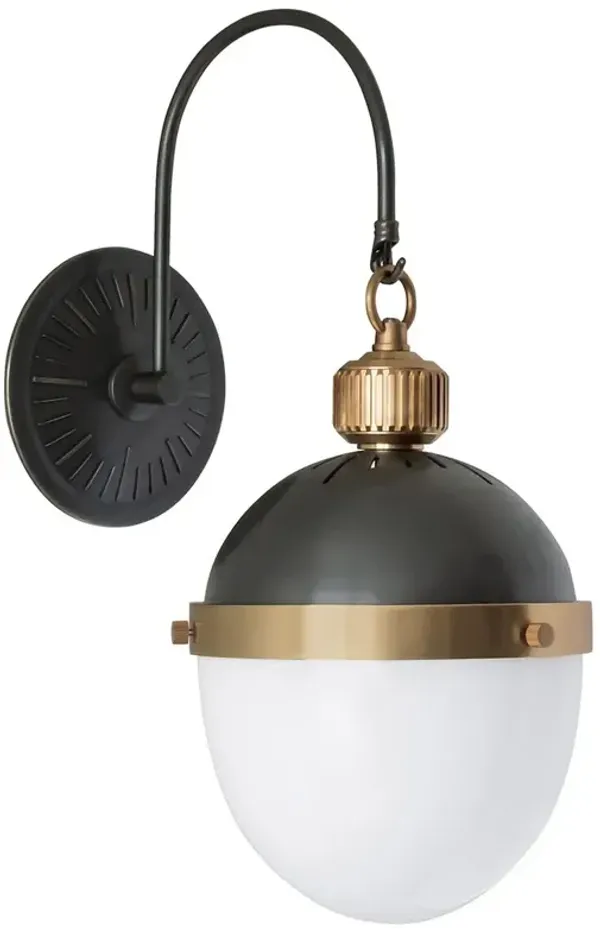 Otis Wall Sconce - Black/Natural Brass - Regina Andrew