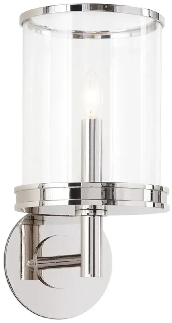 Adria Glass Wall Sconce - Regina Andrew - Silver