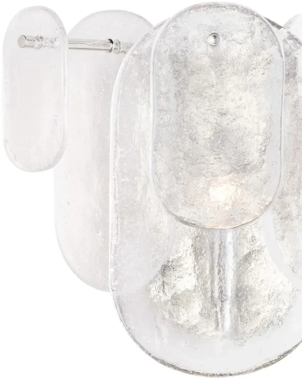 Echo Water Glass Wall Sconce - Regina Andrew - Silver