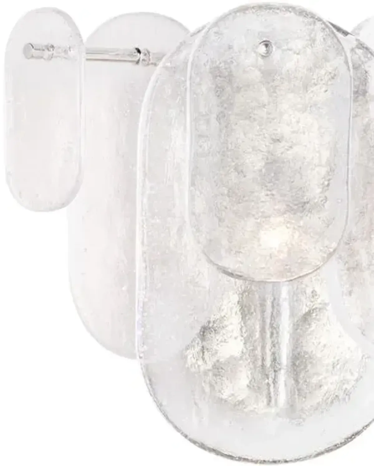Echo Water Glass Wall Sconce - Regina Andrew - Silver