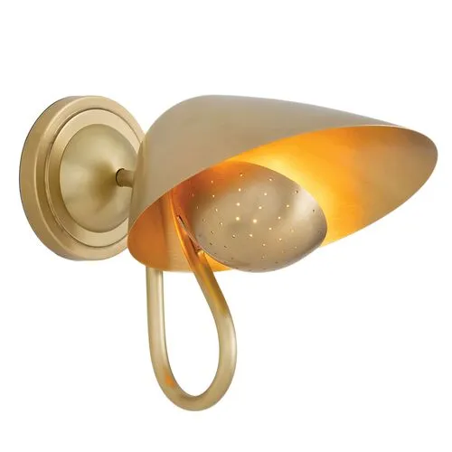 Keaton Single Wall Sconce - Regina Andrew - Gold