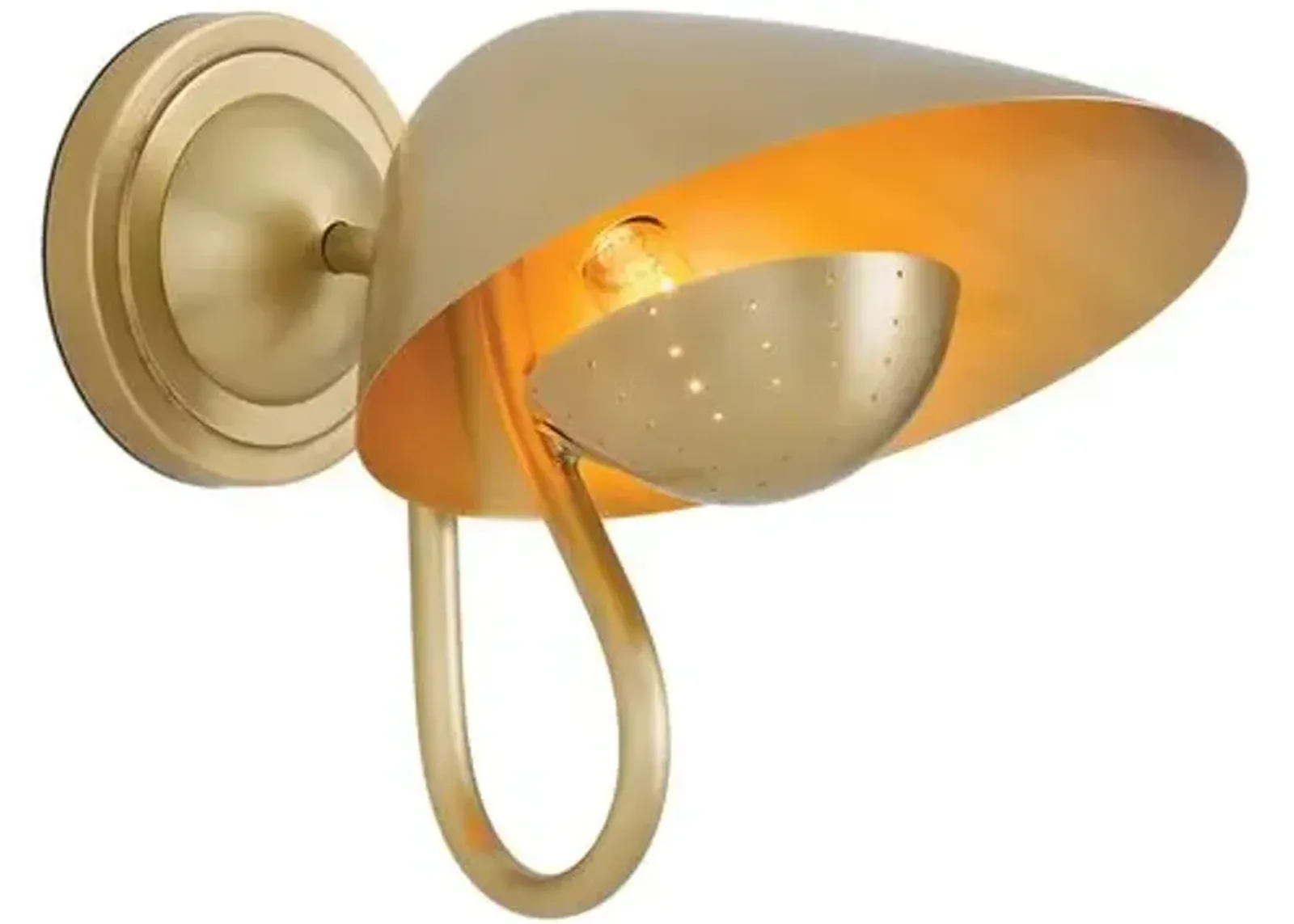 Keaton Single Wall Sconce - Regina Andrew - Gold