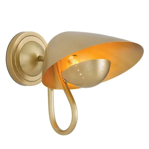 Keaton Single Wall Sconce - Regina Andrew - Gold