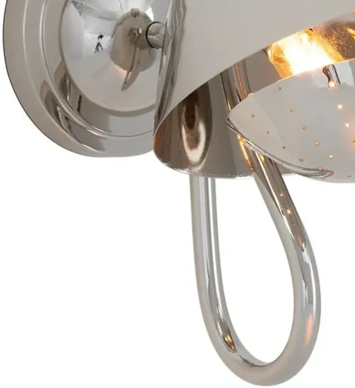 Keaton Single Wall Sconce - Regina Andrew - Silver