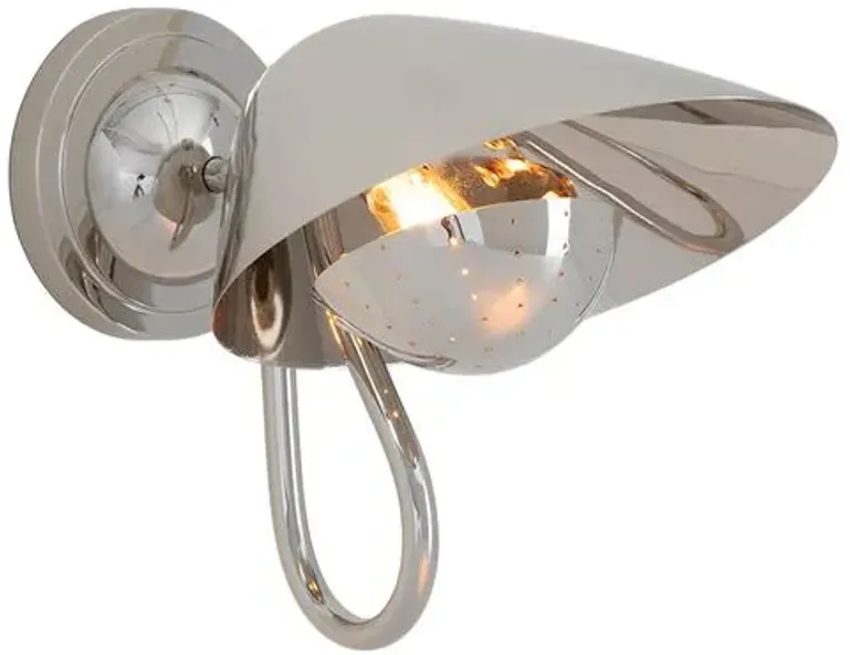 Keaton Single Wall Sconce - Regina Andrew - Silver