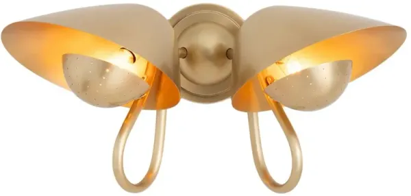 Keaton Double Wall Sconce - Regina Andrew - Gold