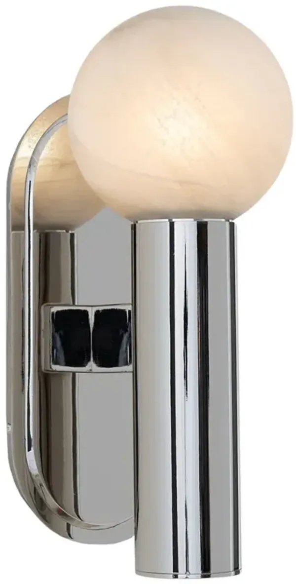 Dion Glass Globe Wall Sconce - Regina Andrew - Silver