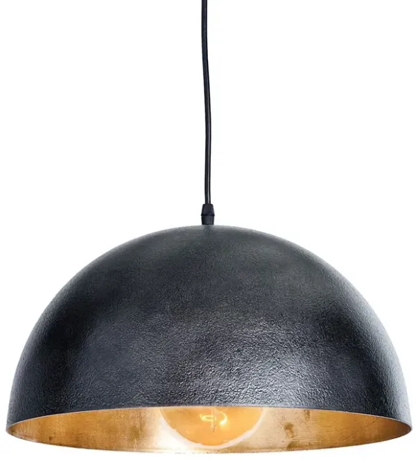 Sigmund Dome Pendant - Black - Regina Andrew